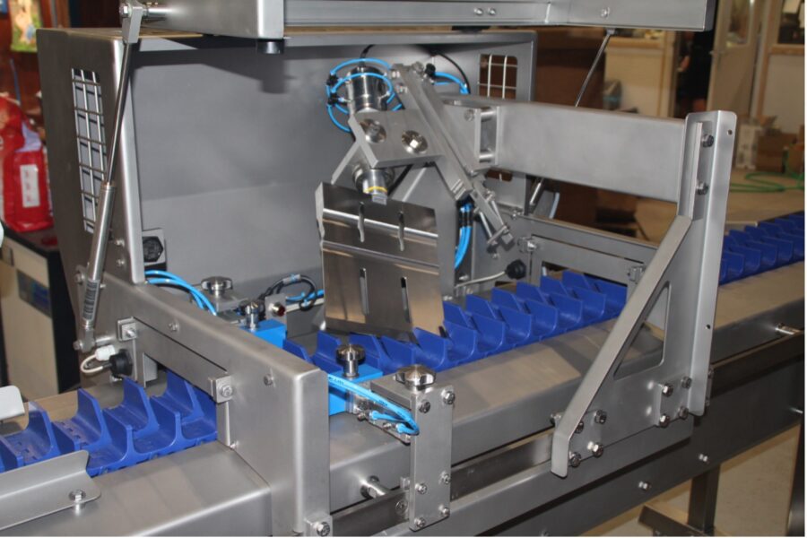Ultrasoon Wrap Snijmachine van Technofood close-up
